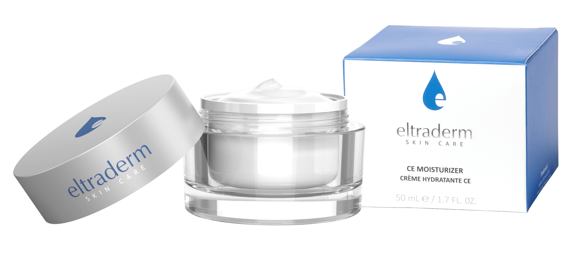 a jar of cream with lid